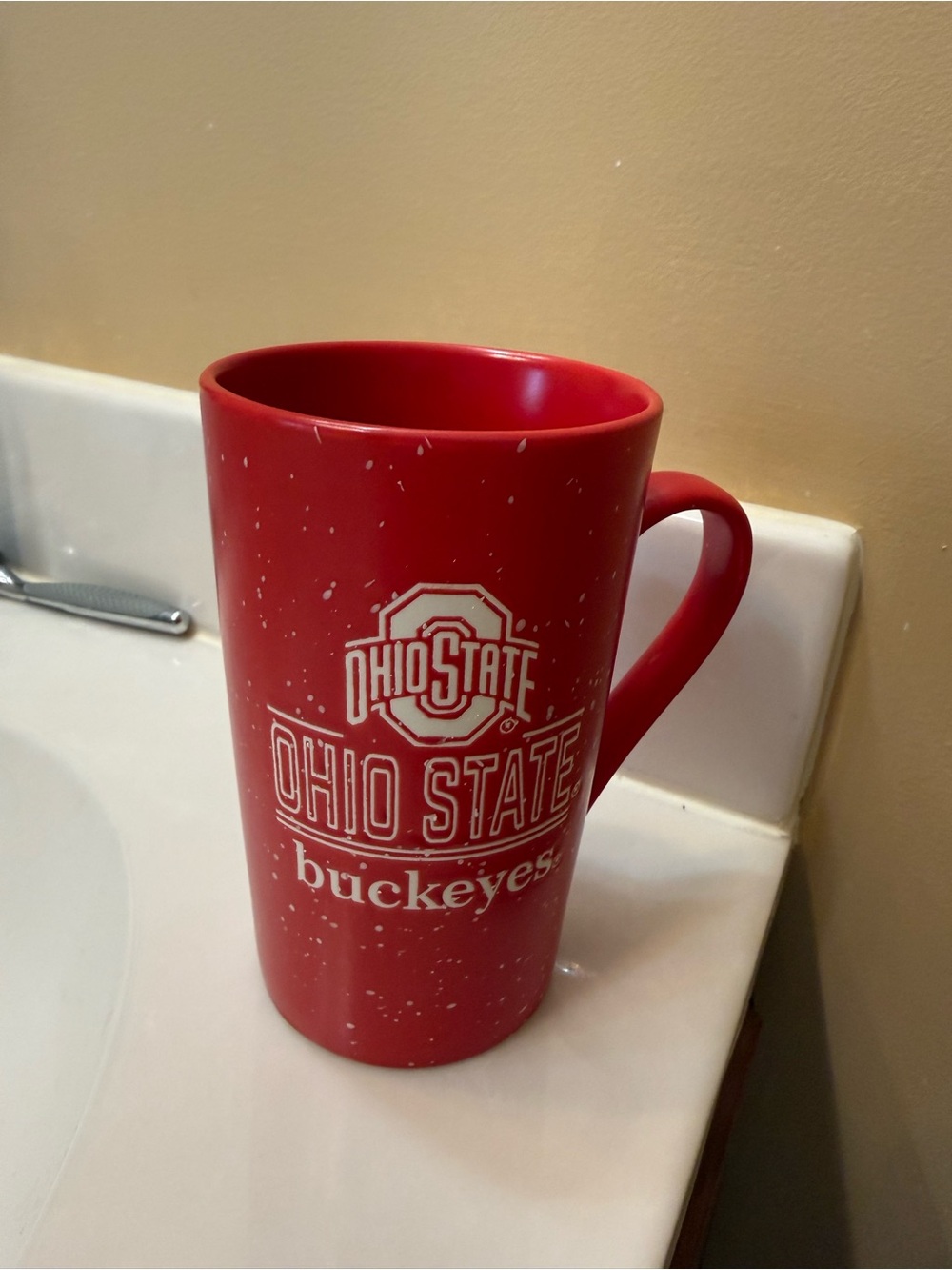 Source Unknown Red Ohio State Buckeyes Ceramic Mug